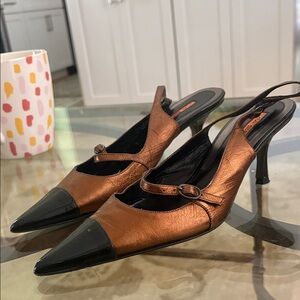 Via Spiga size 7 sling back heels
